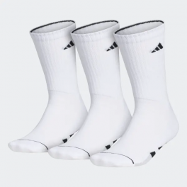 Adidas Men's Cushioned Crew Sock 3 Pack (WHT)